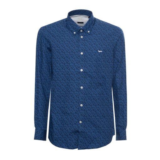 Harmont & Blaine Long Sleeve Button-Down Shirt for Men