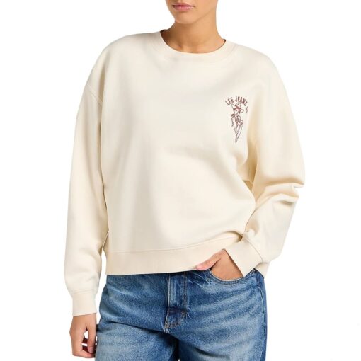 Lee Women's Long Sleeve Solid Colour Sweatshirt