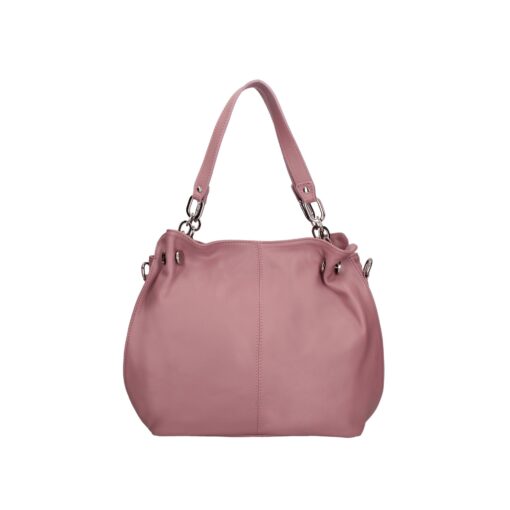 Roberta Rossi Rosa Antico Leather Shoulder Bag