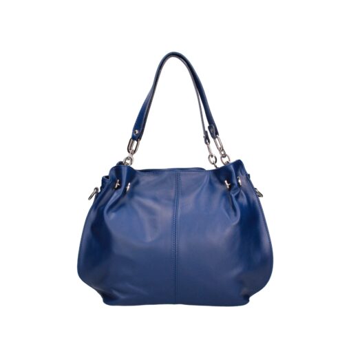 Roberta Rossi Leather Shoulder Bag - Bluette