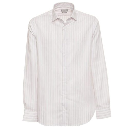 Michael Kors Striped Cotton Long Sleeve Shirt for Men