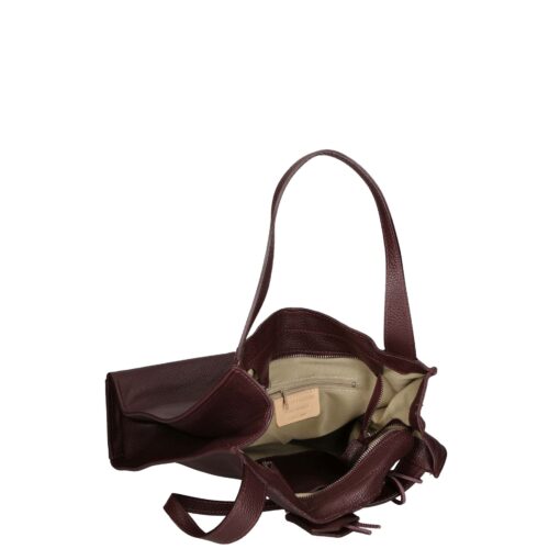 Roberta Rossi Bordeaux Leather Handbag