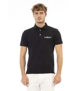 Exclusive Baldinini Trend Black Polo Shirt PO83_COMO_NeroBlack_143049