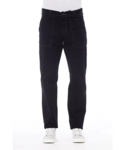 Exclusive Alpha Studio Trousers AU5930Q_9000BLUNOTTE_138488