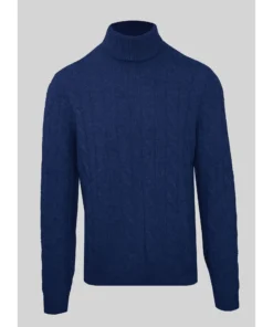 Exclusive Authentic Navy Turtleneck Sweater IUM024FCB22E2116_139349