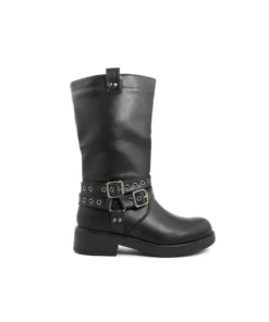 Exclusive Black Ankle Boots with Buckles FAM_A799_BLACK_146192