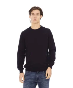 Exclusive Baldinini Trend Wool Sweater GC7937_TORINO_BluNavy_132388