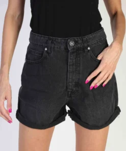 Exclusive Richmond Black Denim Shorts HWP23144SH_BLACK-BLU_135669