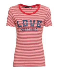 Exclusive Moschino Striped T-shirt for Women X073_W4H1938-E2426_2003_150252