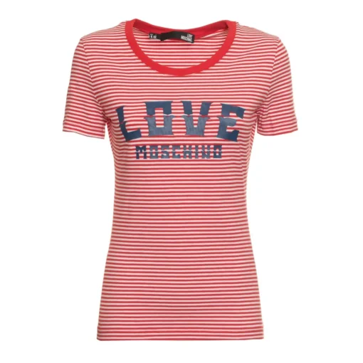 Exclusive Moschino Striped T-shirt for Women X073_W4H1938-E2426_2003_150252