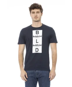 Exclusive Baldinini Trend T-Shirt for Modern Style TSU538_COMO_BLU5_143127