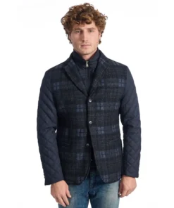 Exclusive Roberto Pepe Luxury Checkered Bomber CLC2ORD_A_1_148322