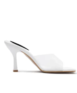 Exclusive Spring/Summer Square Toe Sandals FAME23_SS3Y0614_551_WHITE-V