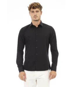 Exclusive Baldinini Trend Basset Black Shirt BASSETTIMELODY_SP_114NERO_147319