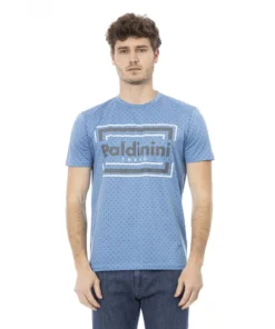 Exclusive Baldinini Trend T-Shirt TSU543_COMO_Azzurro26_143102