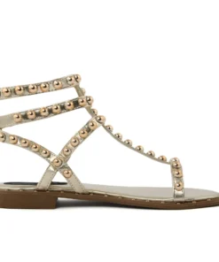 Exclusive Gold Studded Sandals for Spring/Summer FAM_95_51_GOLD_143187