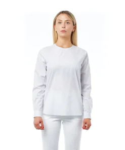 Exclusive Bagutta Cotton Long Sleeve Shirt 9LUANA00004_BiancoWhite_140224