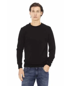 Exclusive Baldinini Trend Wool Sweater GC2510M_TORINO_NeroBlack_132391