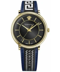 Exclusive Versace Quartz Watch with Leather Strap X093_VE5A01521_142575