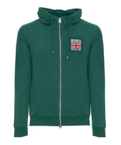 Exclusive Husky Green Zip Sweatshirt X073_HS23BEUFE36CO192-PETER_C455_138137