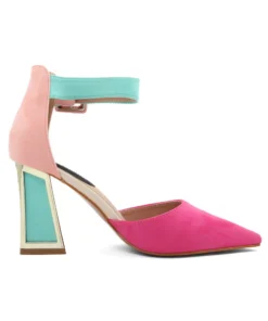 Exclusive Pink Sandals with Ankle Strap FAG_OY40018_FUXIA-V_143295