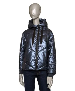 Exclusive Baldinini Bomber Jacket, Blu Navy G2282_VERONA_BluNavy_147210