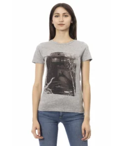 Exclusive Trussardi Graphic T-Shirt 2BT07_12Grey_140720