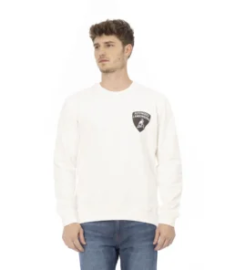 Exclusive Authentic Automobili Lamborghini Sweatshirt 72XBI007CJ315_005WHITEISI_136412