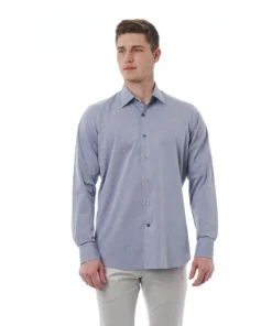 Exclusive Long Sleeve Cotton Shirt 050_AL11617_080Grigio