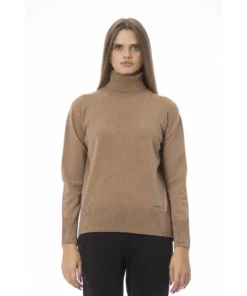 Exclusive Baldinini Camel Turtleneck Sweater - AD8801GE_MATERA_9000CAMMELLO_147244