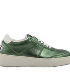 Exclusive Verde Metallic Leather Sneakers ZAIKA_459_VERDE_METALLICO_147748