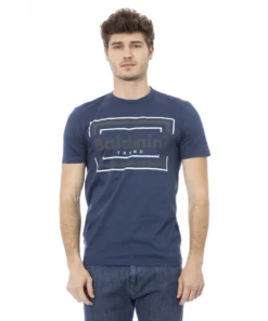 Exclusive Baldinini Trend T-shirt - Blue Marino TSU543_COMO_BluMarino_143101