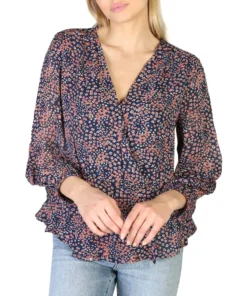 Exclusive Floral V-Neck Shirt - MARISA_PL304226_MULTI_124852