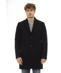 Exclusive Baldinini Trend Black Coat MOD.01PAN_PRATO_NeroBlack_139215