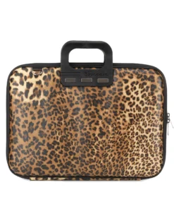 Exclusive Bombata Leopard Print Briefcase E00847_150444