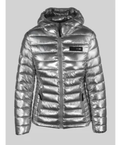 Exclusive Plein Sport Silver Bomber Jacket DPPS20211_SILVER_130270