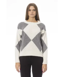 Exclusive Baldinini Sweater - NW1193_VOLTERRA_BiancoAcciaio_147258