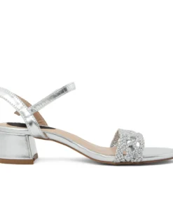 Exclusive Silver Sandals with Ankle Strap FAM_95_57_SILVER_143186