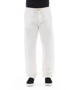 Exclusive Baldinini Trend Trousers - Bianco White SLE3PT000633U_LIVORNO_BiancoWhite_147355