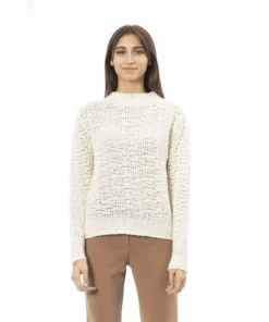 Exclusive Alpha Studio Wool Blend Turtleneck Sweater AD8560C_5073LATTE_138380