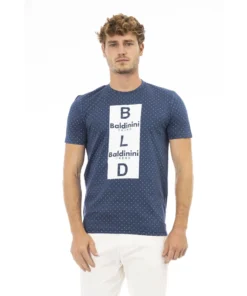 Exclusive Baldinini Trend Punti T-Shirt TSU538_COMO_PuntiNavy19_143009