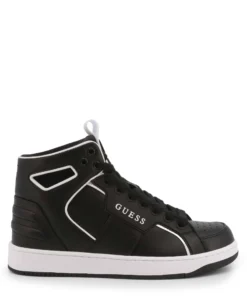 Exclusive Guess Black Sneakers BASQET-FL7BSQ-LEA12_BLACK_129150