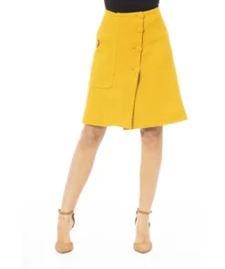 Exclusive Jacob Cohen Yellow Skirt JOLEF_01182N_200_Giallo_144404