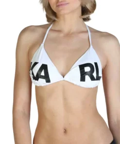 Authentic Karl Lagerfeld White Swimsuit KL21WTP05_White_117570