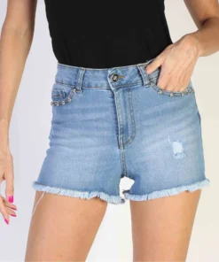 Exclusive Richmond Denim Shorts - HWP23143SH_DBLUE-BLU_135666