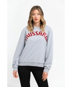 Exclusive Trussardi Melange Grey Sweatshirt 36F000321T002191_E698