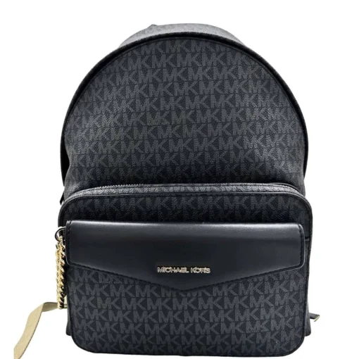 Exclusive Michael Kors Black Leather Backpack 35F3G5MB8B_BLACK_145312