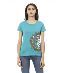 Exclusive Trussardi Turquoise T-Shirt 2BT20_165Turquoise_140687