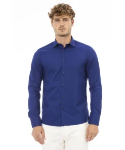 Exclusive Baldinini Trend Long Sleeve Shirt TER.GREMBTH_412BLUETTE_147320