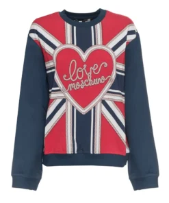 Exclusive Moschino Sweatshirt with Logo Heart Design X073_W630658-M4417_Y70_150273